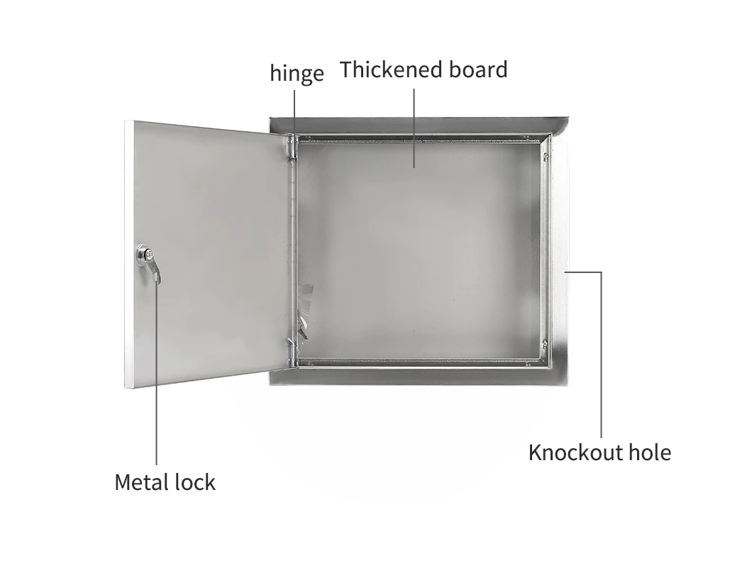 Boîtier d'accès au compteur d'eau en acier inoxydable