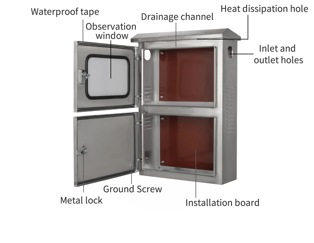 Boîtier de raccordement PV en acier inoxydable