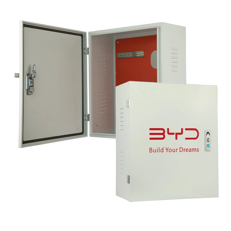 Boîtier de recharge pour véhicule électrique avec support de montage