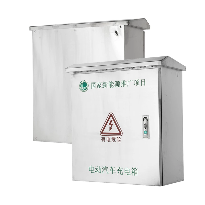 Boîtier de chargeur de véhicule électrique sur mesure en acier inoxydable