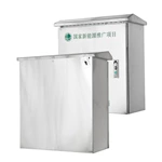 Boîtier de recharge pour véhicule électrique en acier inoxydable avec pieds de fixation