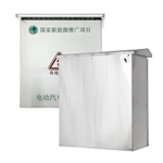 Boîtier de recharge pour véhicules électriques en acier inoxydable pour zones résidentielles