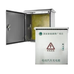 Boîtier de protection pour chargeur de véhicule électrique en acier inoxydable avec serrure