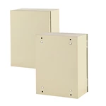 Boîte métallique résistante aux intempéries avec bords scellés