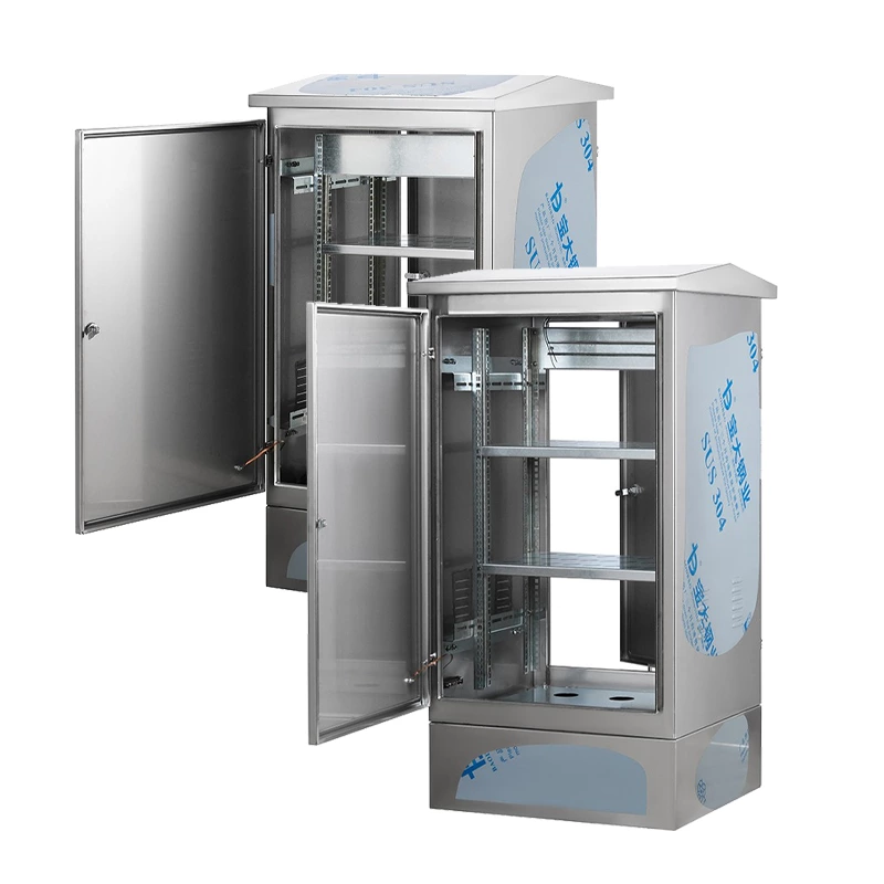 Armoire rack informatique personnalisable en acier inoxydable