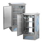 Baie en acier inoxydable avec montage vertical pour PDU