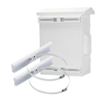 Boîtier de surveillance extérieur avec trous de fixation