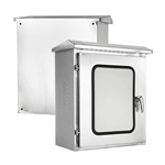 Boîtier électrique en acier inoxydable à deux portes