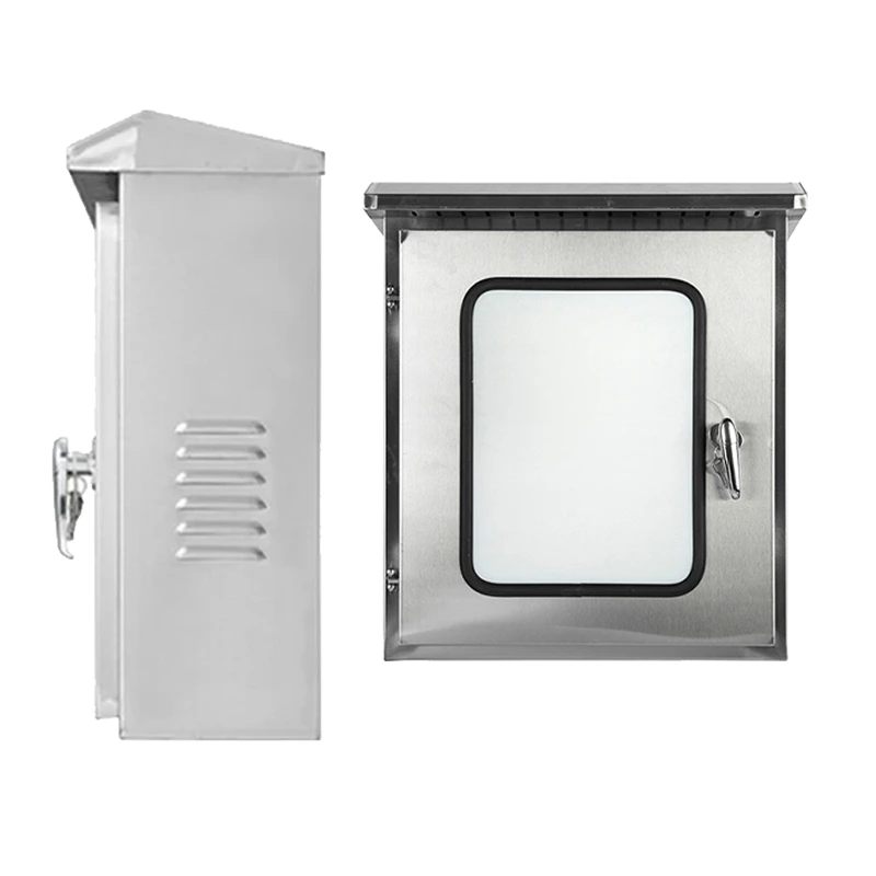 Coffret de distribution en acier inoxydable autoportant