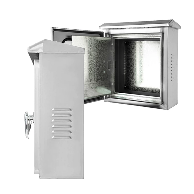 Trous de prédécoupe pour boîte de distribution en acier inoxydable