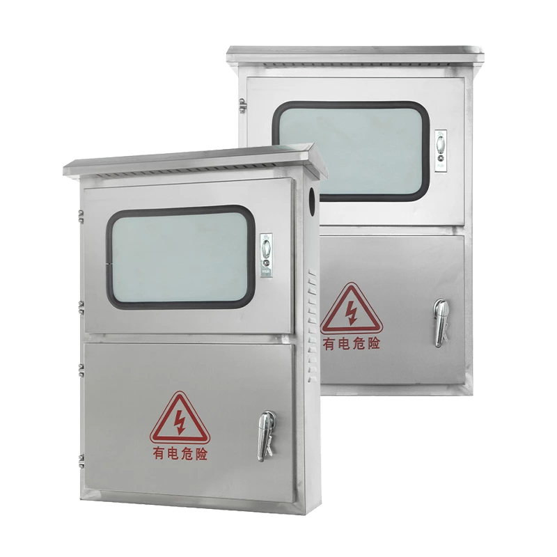 Boîtier photovoltaïque raccordé au réseau en acier inoxydable