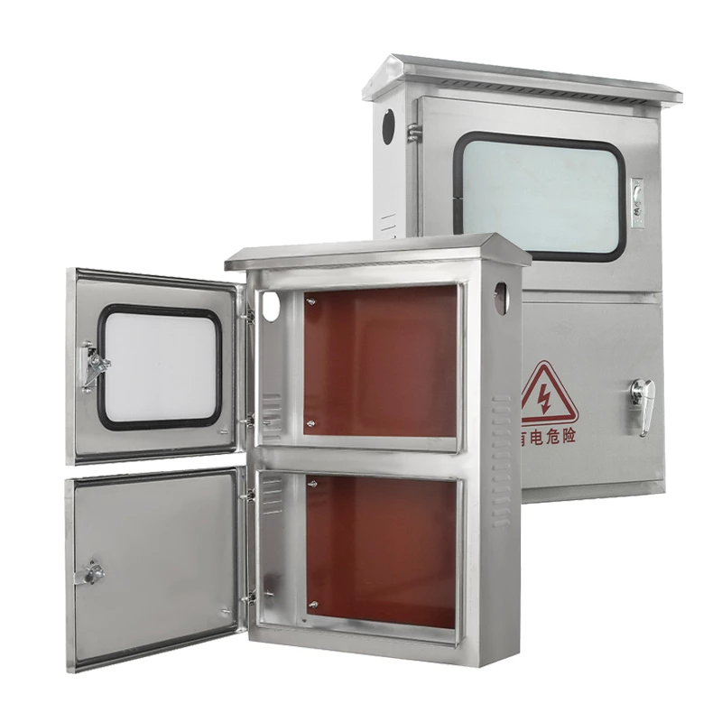 Boîtier mural pour panneaux photovoltaïques en acier inoxydable