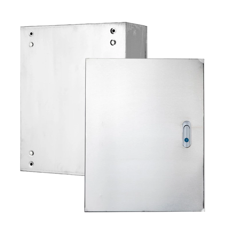 Boîtier électrique en acier inoxydable pour usage extérieur