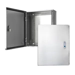 Boîtier en acier inoxydable avec trous de fixation