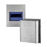 Boîtier d'interrupteur pneumatique mural en acier inoxydable, installation facile