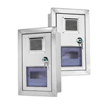 Boîtier de compteur encastré en acier inoxydable sur mesure