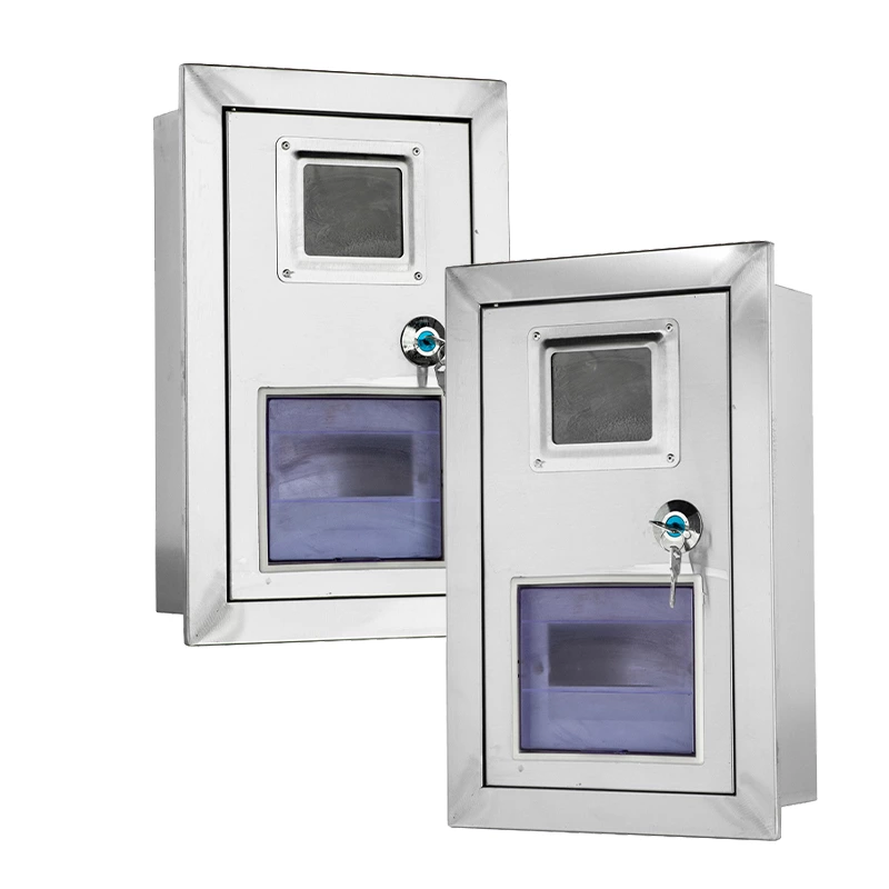 Boîtier de compteur mural en acier inoxydable pour la maison