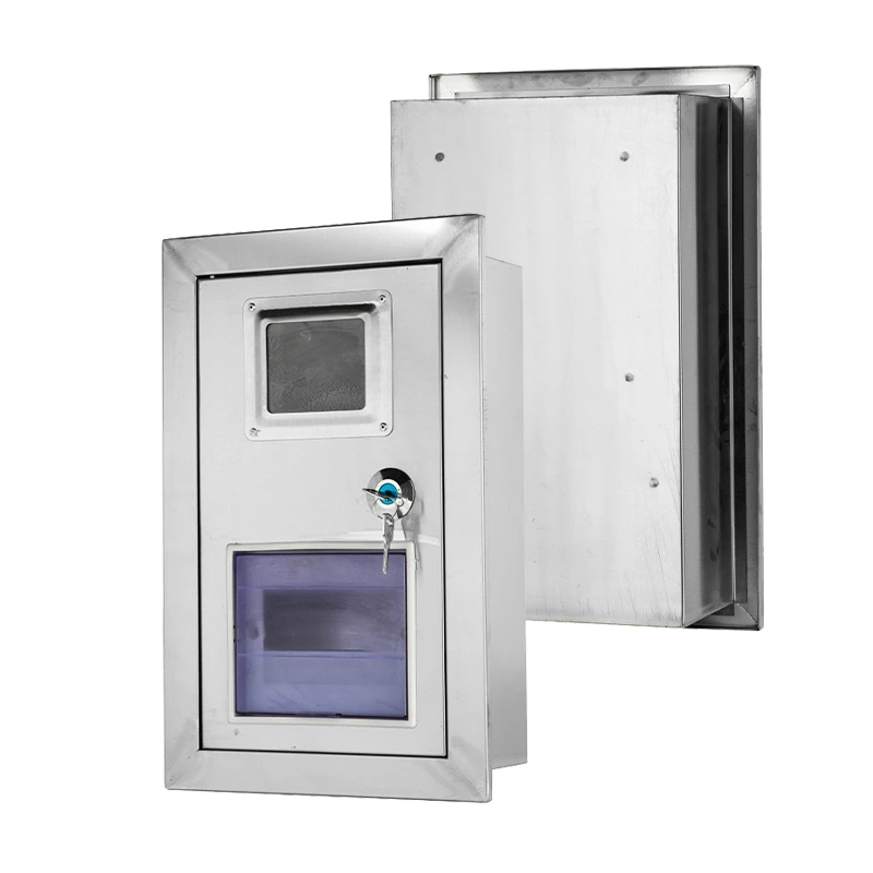 Boîtier mural en acier inoxydable pour compteur électrique