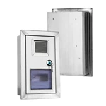 Boîtier mural en acier inoxydable pour compteur et disjoncteur