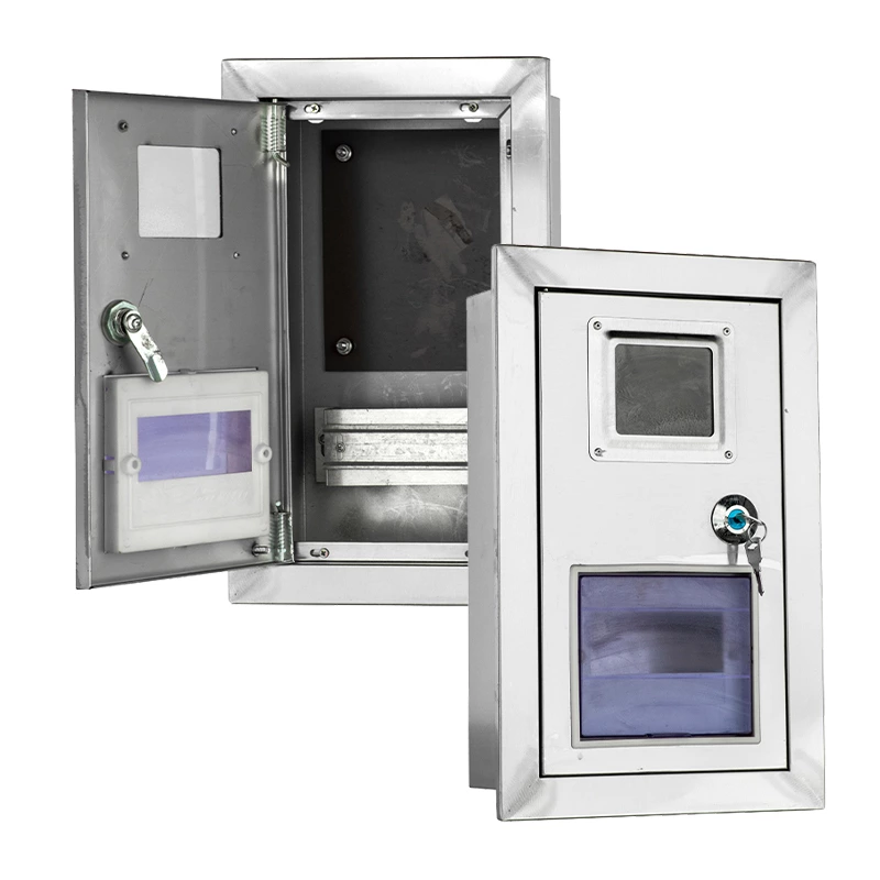 Boîtier de compteur mural en acier inoxydable 201