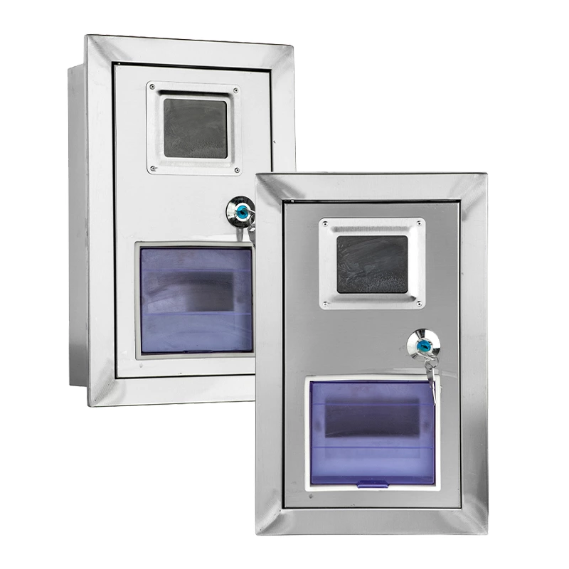 Boîtier de compteur encastré en acier inoxydable 304