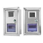 Boîtier mural pour compteur électrique en acier inoxydable