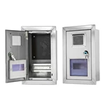 Boîtier mural de compteur de distribution en acier inoxydable