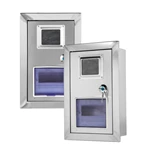 Boîtier de compteur mural en acier inoxydable antirouille