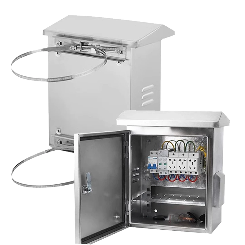 Boîtier de surveillance extérieur avec mise à la terre