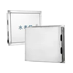 Boîtier de compteur d'eau en acier inoxydable simple