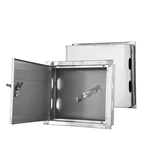 Boîtier de compteur d'eau en acier inoxydable, dimensions standard