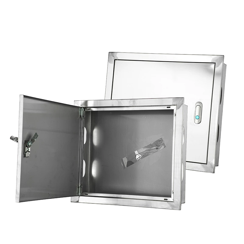 Boîtier de compteur d'eau en acier inoxydable accessible